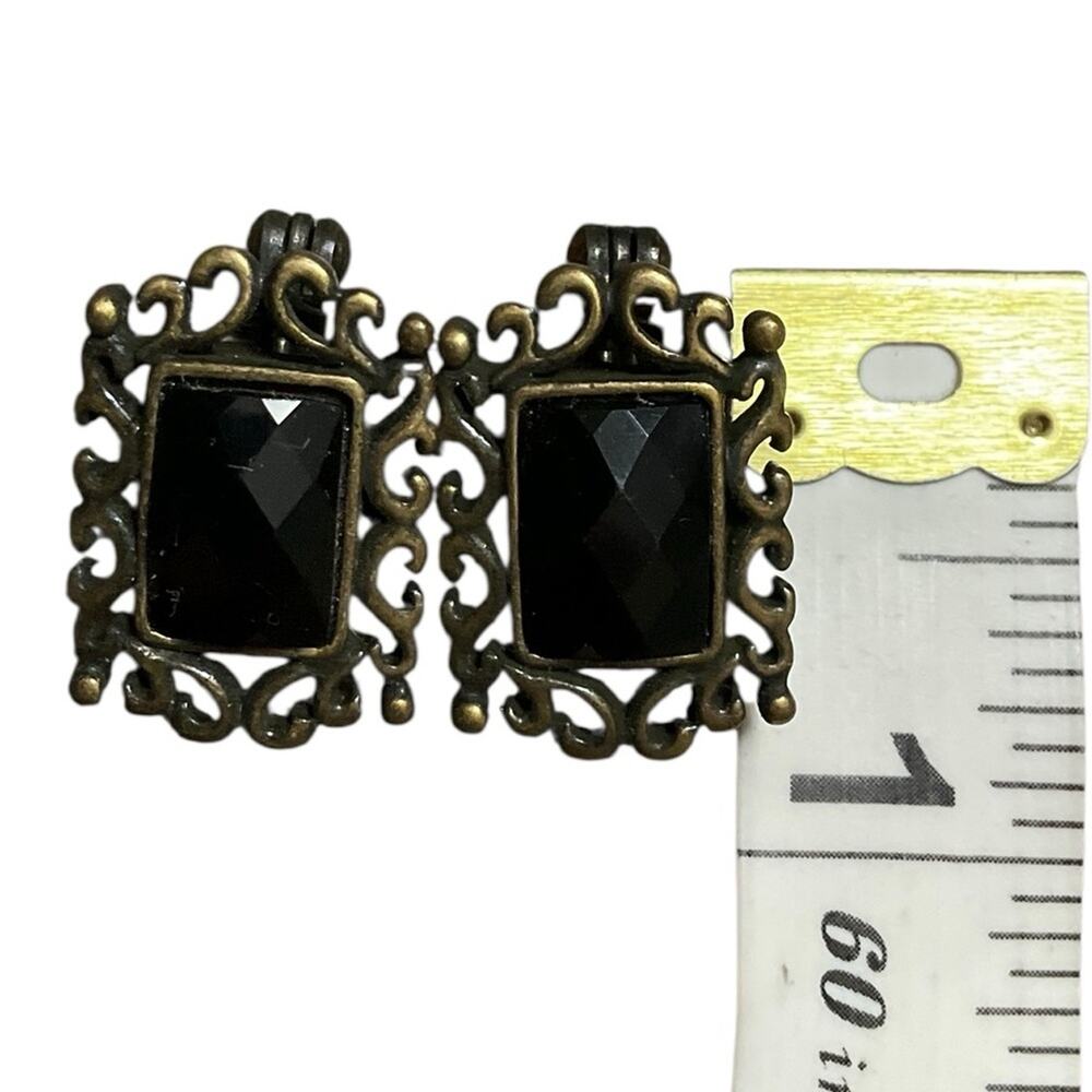 Vintage Premier Designs PD Crown Mark Necklace Bracelet Clip on Earrings EUC - Picture 4 of 13
